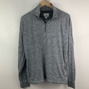 Lucky Brand California Softest Knitwear 1/4 Zip  L